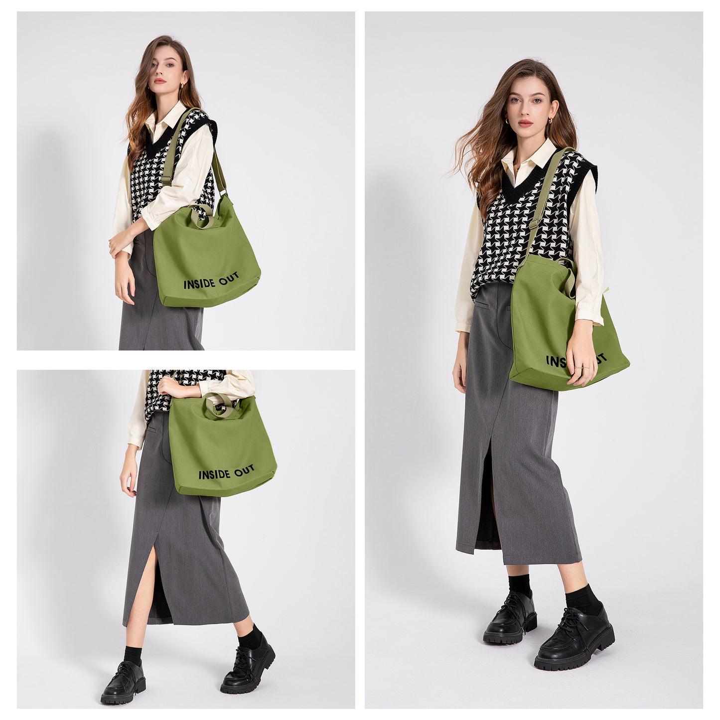 USA Warehouse Women'S Tote Bags Shoulder Bag High Quality Heavy Weight Cotton Canvas Tote Bag