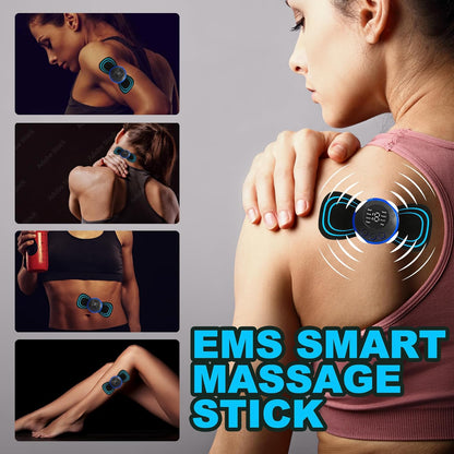 Cheap Price Mini Electric Neck Shoulder Back Body Leg Arm Shaper Vibration EMS TENS Massager Cervical Stimulator Massage