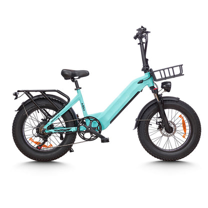 MZ-9 Eu US Warehouse Stock 20 Inch 48V 500W 750W Full Suspension Folding Fatbike E-Bike Electric Bicycle for Sale