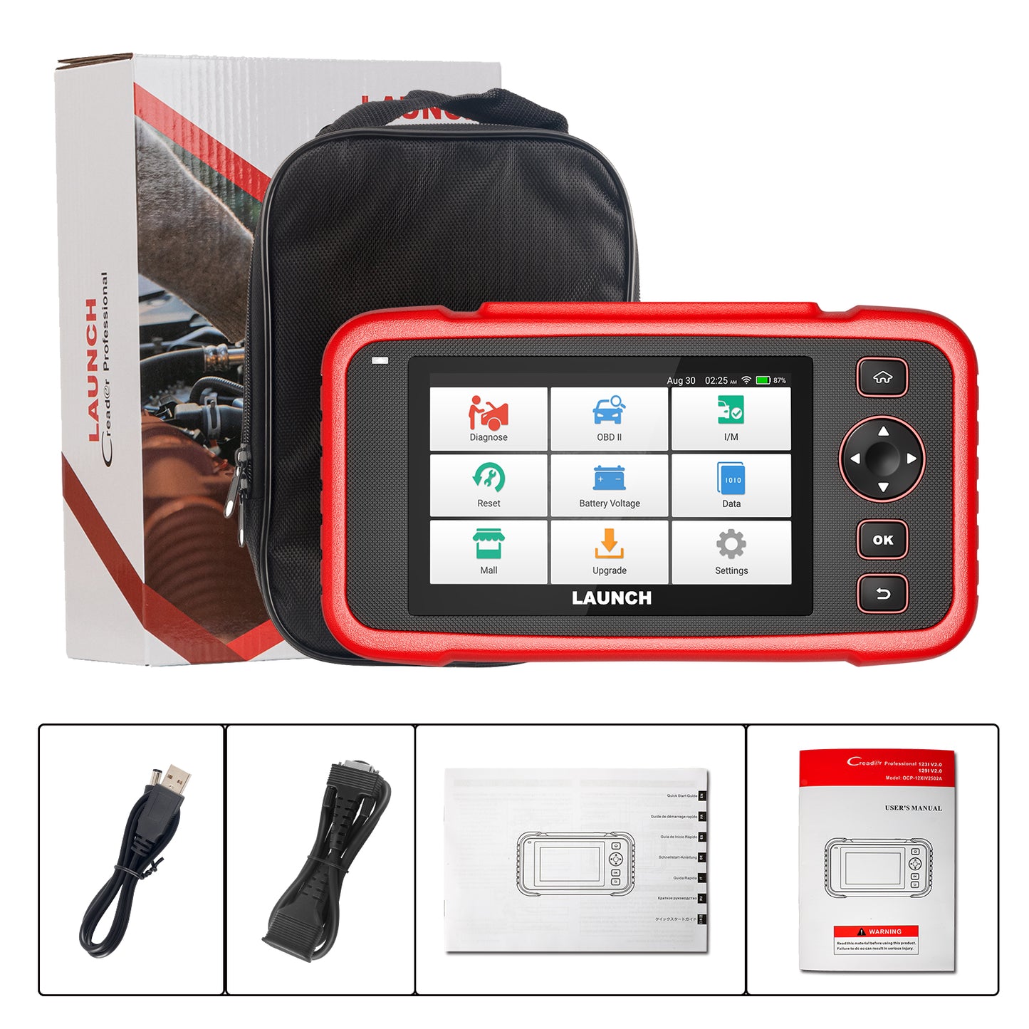 2025 Launch CRP123i V2.0 ABS/SRS/TCM/Engine OBD2 Scanner Vehicle Code Reader Car Diagnostic Tool