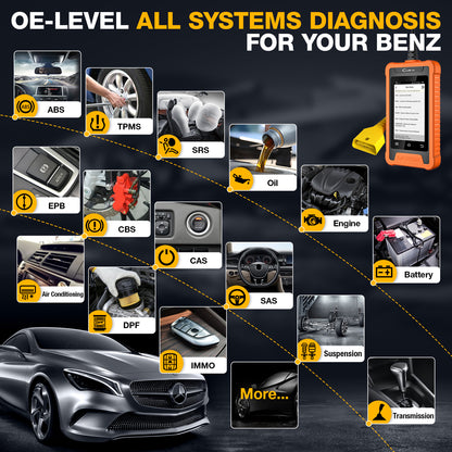 2025 New  X431 Elite Automotive Diagnosis Obd2 Auto Scanner Obd2 Auto Scanner for Mercedes BENZ