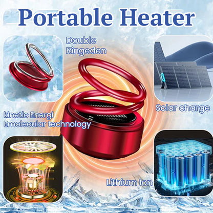 Homonth Portable Dynamic Molecular Heater Car Window Snow Ice Fog Removal Convenient Heater