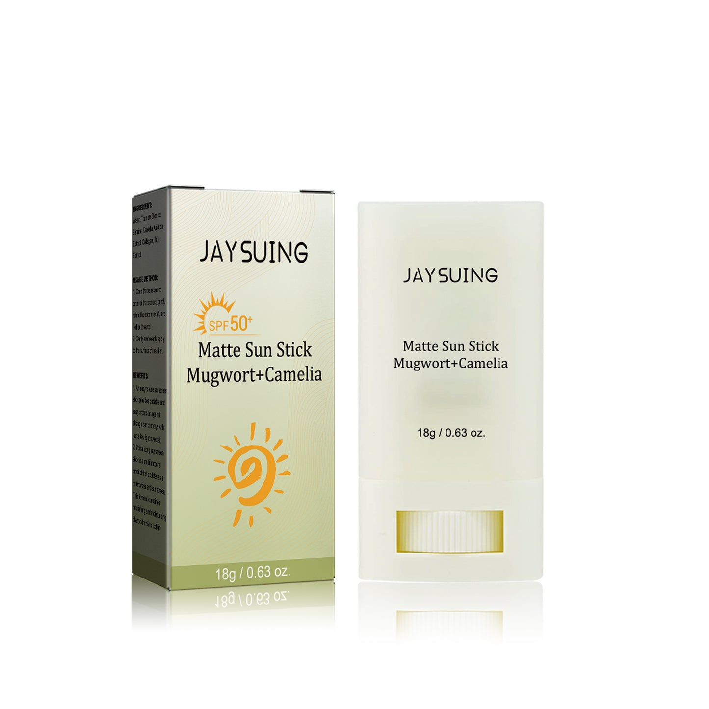 Jaysuing Matte Protective Stick UV Protection Moisturizing Repair Whitening Skin Summer Refreshing Skincare Cream