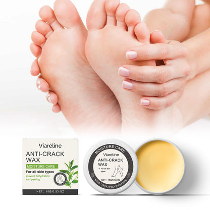 Viareline Foot Care Wax Exfoliating Anti-Dryness Moisturizing Hydrating Smooth Foot Skin Care Wax