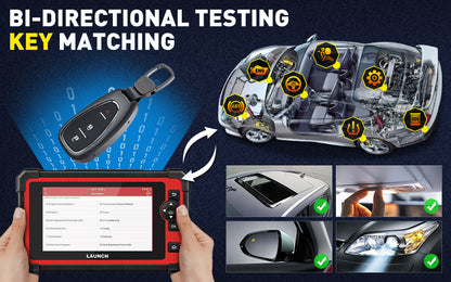 LAUNCH X431 CRP919E OE-Level Diagnostic ALL Systems 31+ Service Functions Bi-directional Control  ECU Coding Diagnostic Tool