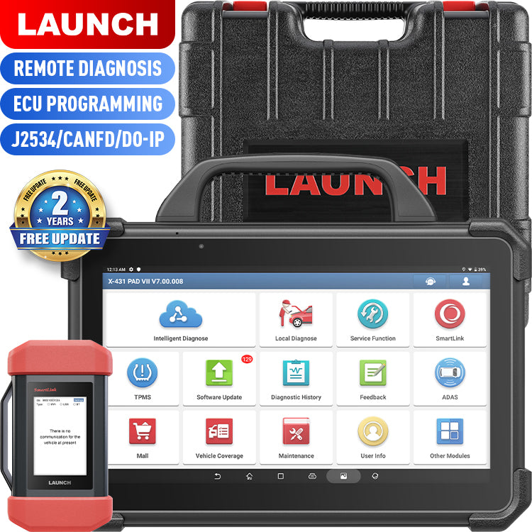 Professional Launch X431 Pad 7 Elite X-431 Pad Vii OBD 2 ECU Programming and Coding Automotive Vehicle Diagnostic Scanner