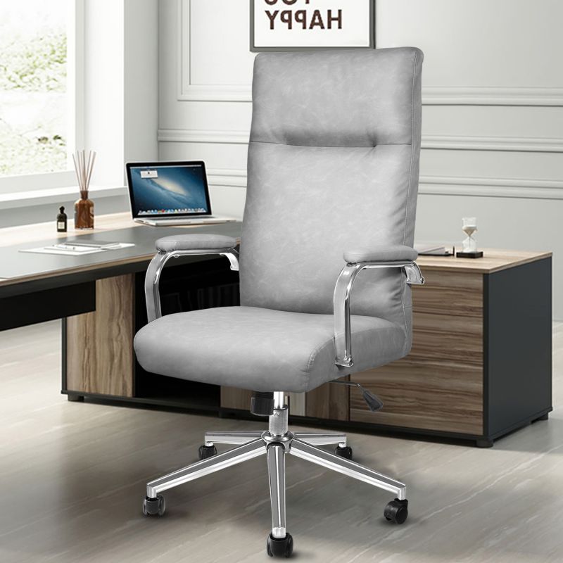 Modern Computer Desk Set Reclining Ergonomic Office Chair Apartment Stripes Home Office Furniture Executives Apartments Metal