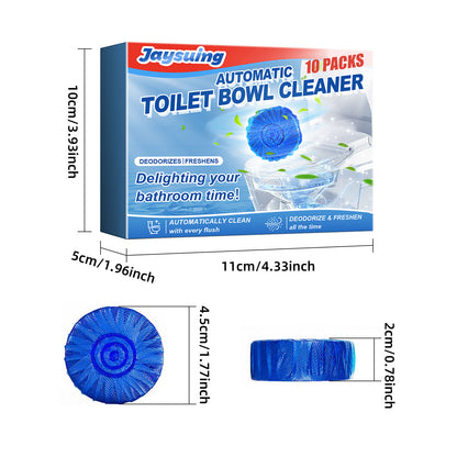 Jaysuing Toilet Blue Bubble Cleaning Block Household Descaling Deodorant Deodorant Fresh Toilet Cleaning Bar