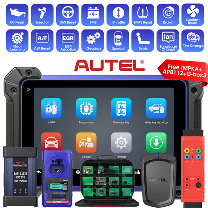 autel IM608pro II Automotive Locksmith Auto Key Programmer Car Obd2 Programming Machine Diagnostic Scanner Tool All Keys Lost