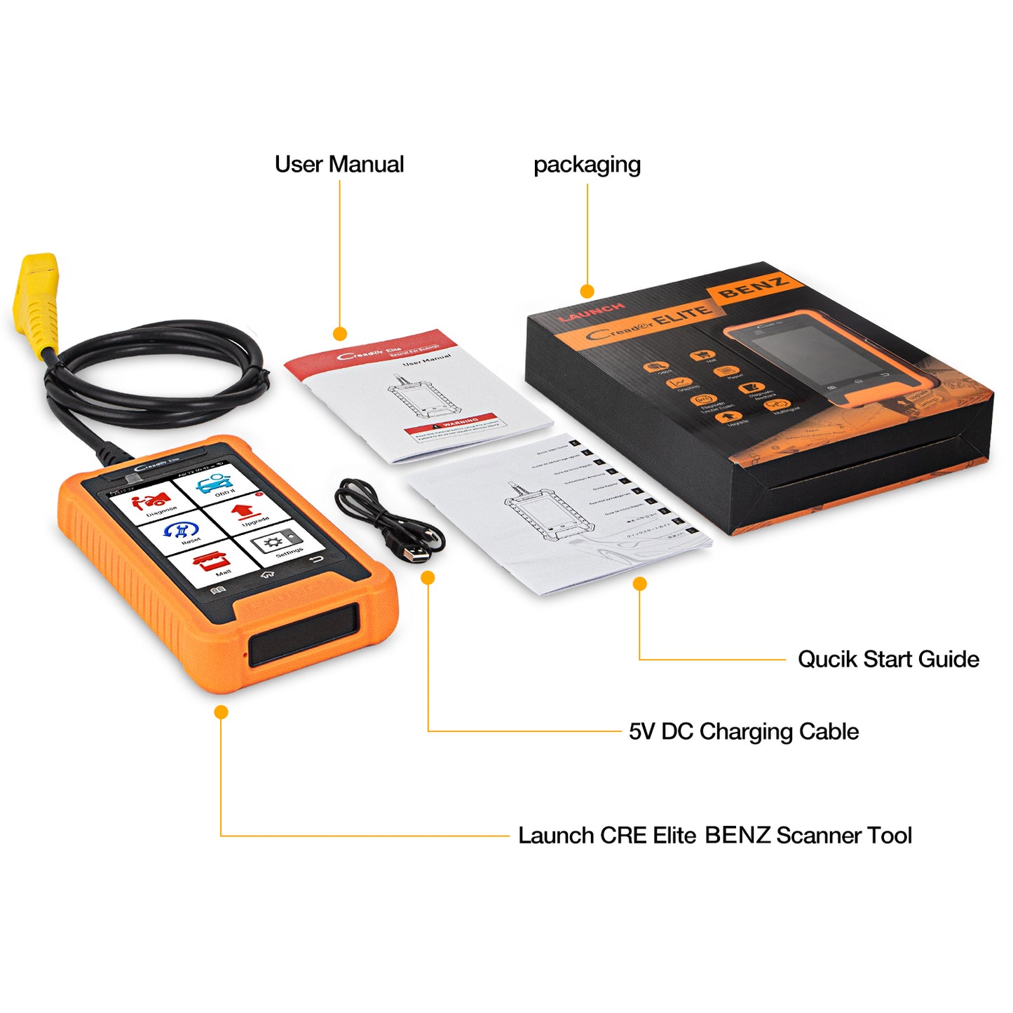 2025 New  X431 Elite Automotive Diagnosis Obd2 Auto Scanner Obd2 Auto Scanner for Mercedes BENZ