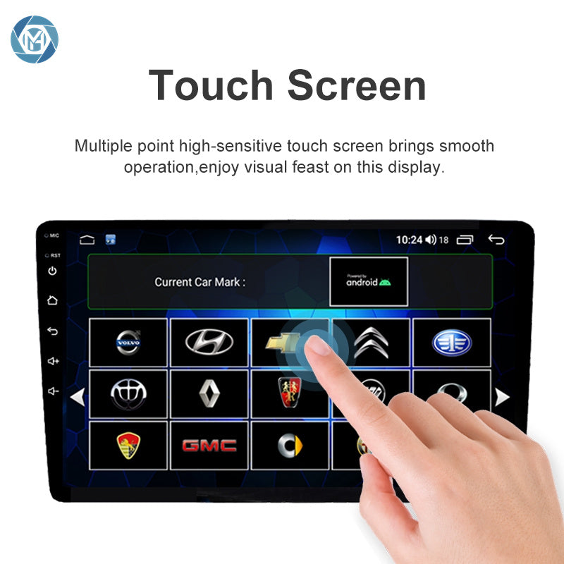 Hengmao Android Universal IPS Screen 9211A 2 Din 9 Inch Car Radio Player BT Music Link GPS Wifi 4K Video Play Car Dvd Player