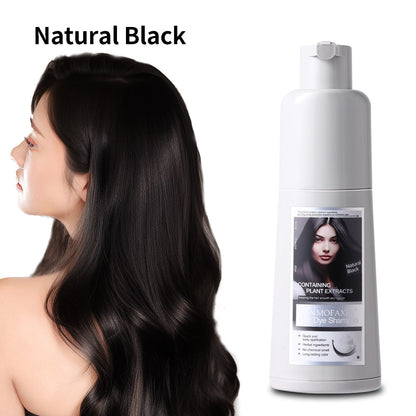 Hot Selling Natural Organic Fast Change Black Hair Dye Color Change Shampoo Hair Dye Shampoo Hair Dye