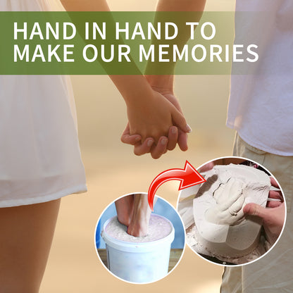 EELHOE Couple Hand Mold Clone Powder Infant and Toddler Three-dimensional Hand and Foot Model Making Materials Valentine's Day Gift