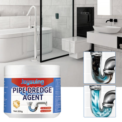 jaysuing Pipe dredge agent Kitchen Bathroom Drainage Pipe Blockage Cleaning Stains Deodorant Dredge Agent