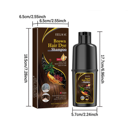 EELHOE Black Hair Beauty Shampoo Series Gentle Non-Irritating Moisturizing Scalp Easy Color Changing Hair Shampoo