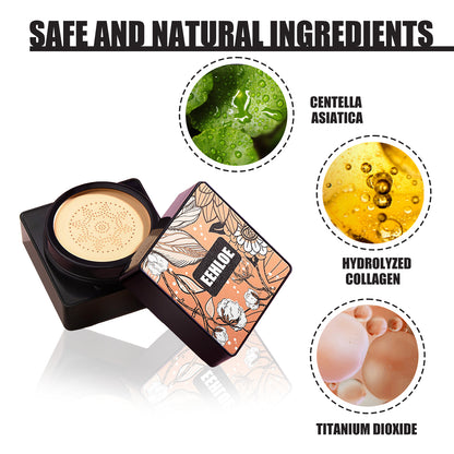 EELHOE Cushion compact BB Frost Invisible Pore Ivory White Natural Color Fit Makeup Base Mushroom Cushion