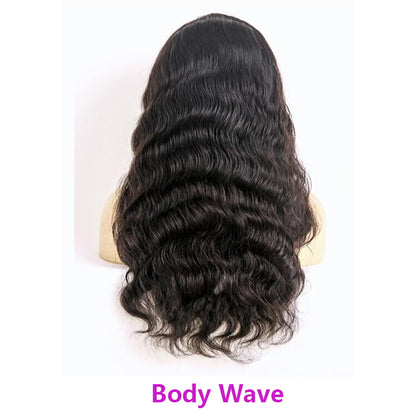 6x4 200% Density Virgin Human Hair Wigs for Black Women Vietnamese Raw Hair Transparent Lace Front Pre-Plucked Bleached Knots