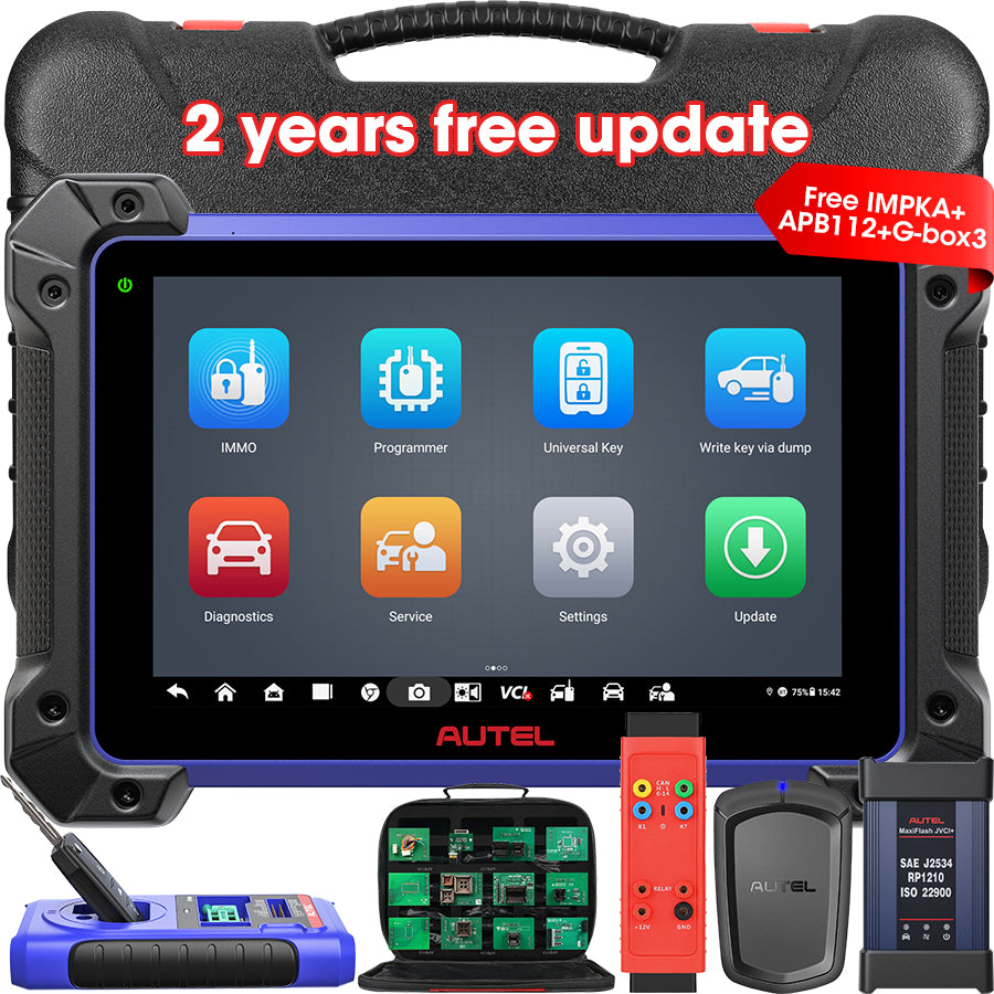 autel IM608pro II Automotive Locksmith Auto Key Programmer Car Obd2 Programming Machine Diagnostic Scanner Tool All Keys Lost