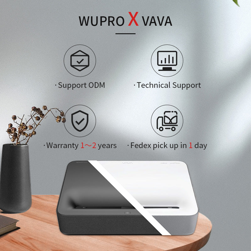 VAVA 4K UST Laser Projector Ultra Short Throw Laser Projector 4K 3D Projector