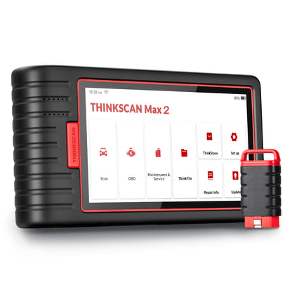 Thinkscan Max 2 Full System OBD Diagnostic Tool FCA CANFD Auto OBD2 Code Reader With 28 Resets