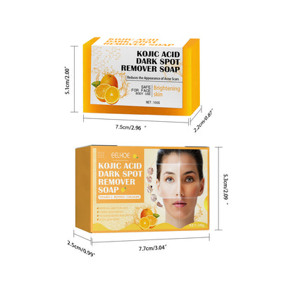 EELHOE Kojic Acid Soap Clean Skin Facial Soap Fade Cleansing Face Wash Clean Pores Exfoliating Skin Care Soap