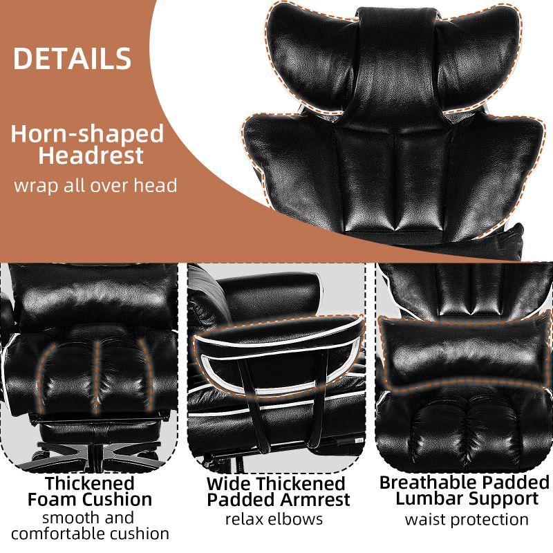 High Quality Custom Gaming Style Office Chair Ergonomic Boss Comfortable Thick Padded Foam Popular Asia Factory Promotion Sale