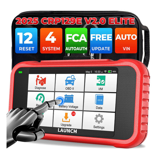 Launch 2025 X431 CRP129E 12V Automotive OBD2 WiFi/ BT Car Scanner Vehicle Diagnostic Tool for Car