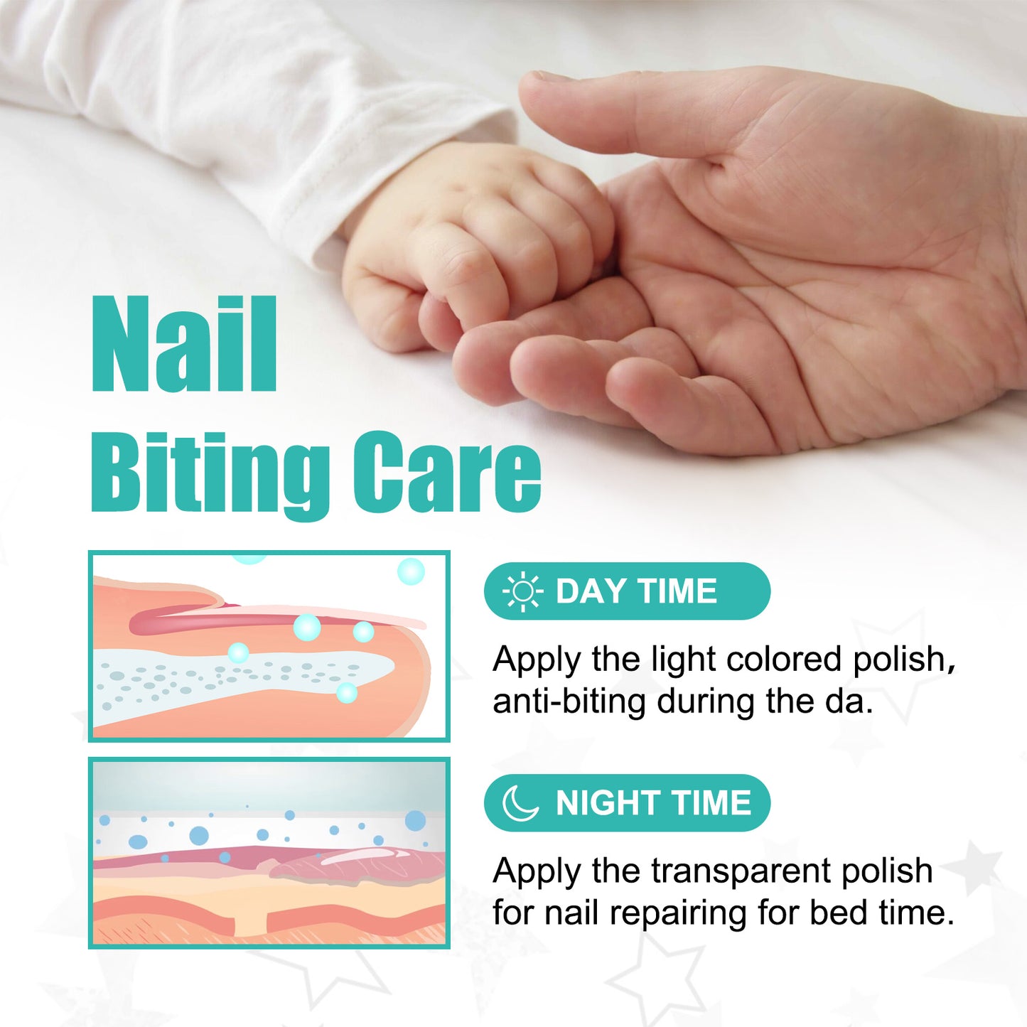 EELHOE Anti-Nail Biting Solution Prevent Infants and Toddlers from Nail Biting Nail Care Solution for Nail Biting Prevention