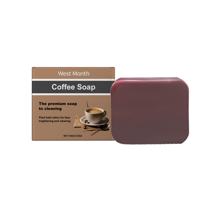 West&Month Coffee Facial Soap Coffee Essence Gentle Cleansing Nourishing Skin Moisturizing Brightening Soap