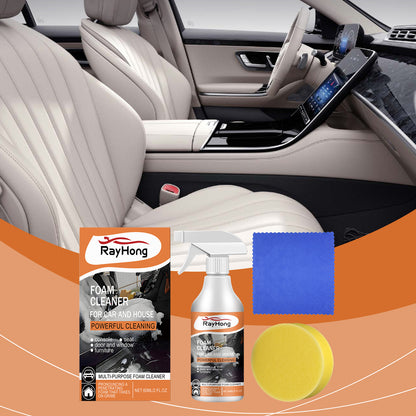 Rayhong Car Multi-Purpose Foam Cleaner Car Interior Steering Wheel Plastic Fabric Seat Stain Cleaner