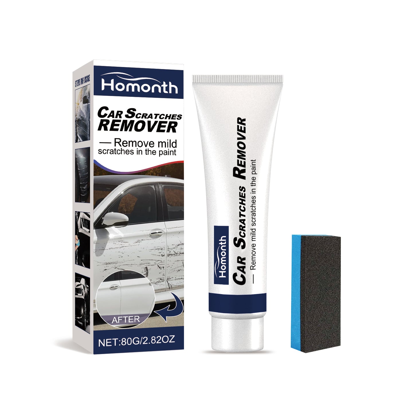 Homonth Car Scratch Repair Agent Scratch Removal Grinding Agent Paint Surface Car Polishing Wax Car Scratch Repair