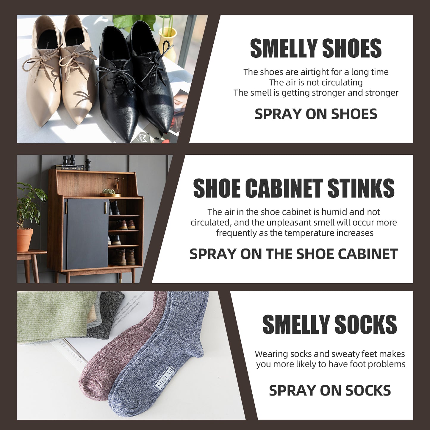 Jue-Fish Shoe and Sock Deodorant Shoe and Sock Cabinet Deodorizing Air Freshener