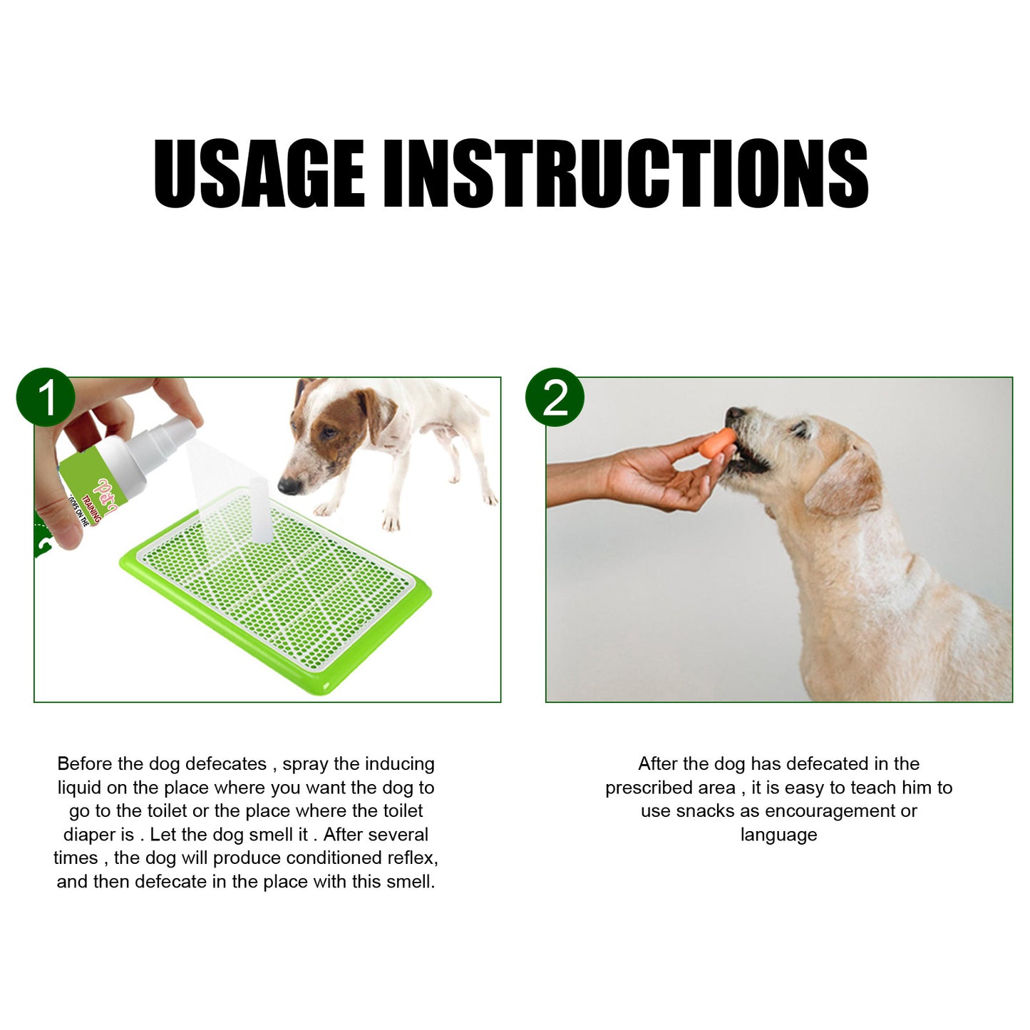 Yegbong Pet Positioning and Defecation Inducer Pet Toilet Inducer Potty Training Aid for Positioning