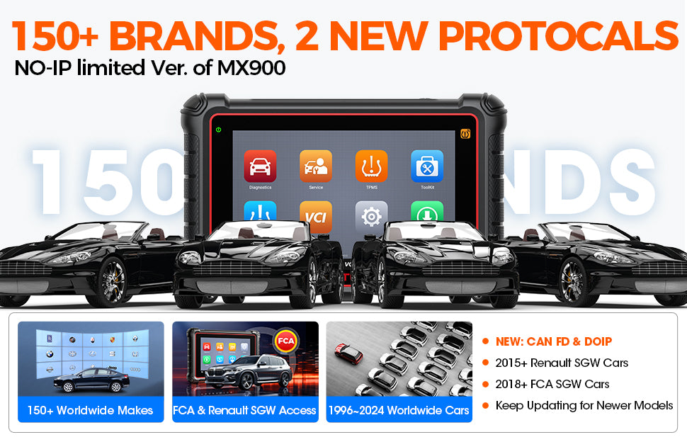 AUTEL Original MaxiCOM MK900 New Ver. of Mp900 MK808S MK808BT PRO Car Tool Diagnostic Machine Tools for All Cars Scanner