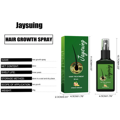 Jaysuing Hair Care Solution Gentle Nourishing Scalp Massage Moisturizing Smooth Hair Care Spray