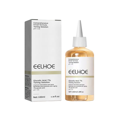 EELHOE Glycolic acid7%Lotion Acne Treatment Lightening Acne Marks Moisturizing Skin Toner