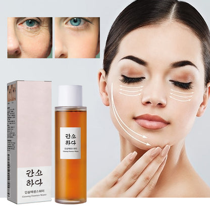 Jaysuing Ginseng Essence Water Brightening Skin Tone Moisturizing Repair Skin Dullness Fade Fine Lines Anti-Wrinkle Essence