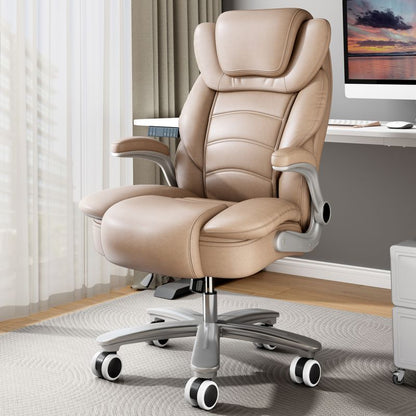 China Manufacture Swivel Executive Office Chair Modern Design Ergonomic Mesh Chair with Adjustable Headrest Iron Metal Material