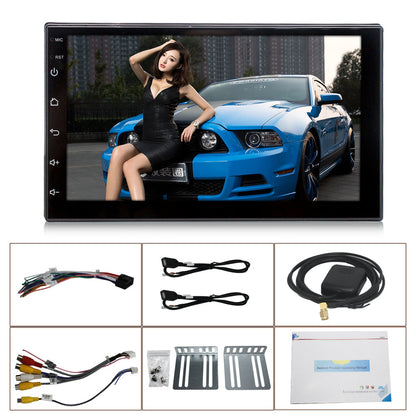 Hengmao 9211A IPS Screen Universal Android Car Radio 2 Din 7 Inch Mirror BT Music Link GPS Wifi 4K Video Play Car Dvd Player