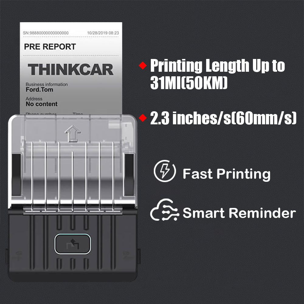 ThinkScan Max 2 BT Compatible OBD2 Diagnostic Tool Full System 28 Service Reset Function ABS Oil Reset