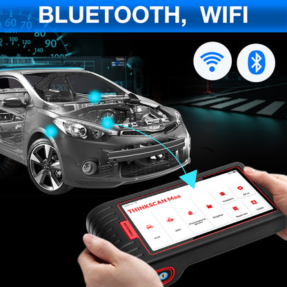 ThinkScan Max 2 OBD2 Scanner Professional Full System Function Bi-directional Control Car Diagnostic Tool