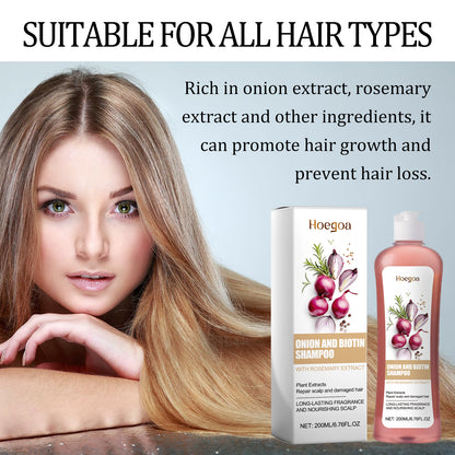 Hoegoa Shampoo Scalp Cleansing Care Volumizing Strong Hair Moisturizing Smooth Shiny Hair Shampoo