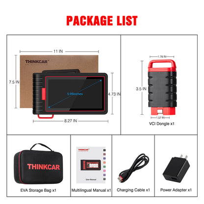 ThinkScan Max 2 Full System Diagnostic Tool Support CANFD for G-M 2025 AF DPF IMMO 28 Reset OBD2 Scanner