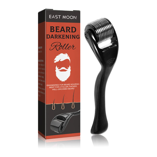 East Moon Beard Thick Roller Strong Fibrous Root Moisturizing Gentle and Shine Men Nourishing Dense Growth Beard Comb