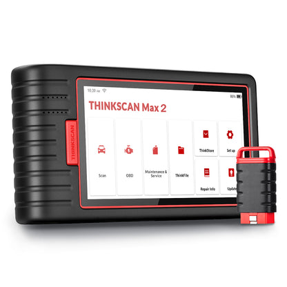 ThinkScan Max 2 Diagnostic Tools OBD Full System Function CANFD 28 Reset Universal Car Key Programming OBD2 Scanner