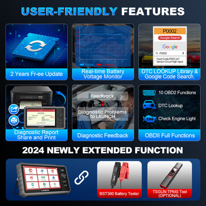 LAUNCH  X431 CRP919E LITE OBD2 Scanner 2025 Newest Professional Diagnostic Tool With FCA AutoAuth Replace CRP909E/ 909X