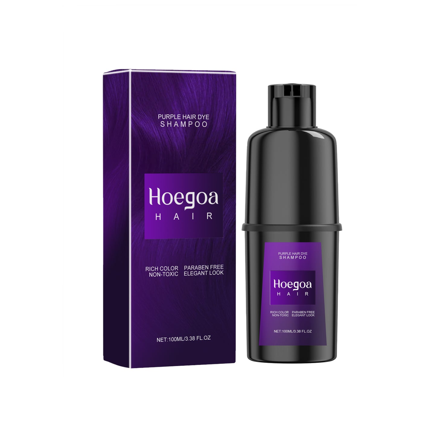 Hoegoa Hair Shampoo Gentle, non-irritating, and does not damage the scalp DIY Long-lasting Easy-to-Color Hair Shampoo