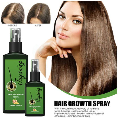 Jaysuing Hair Care Solution Gentle Nourishing Scalp Massage Moisturizing Smooth Hair Care Spray