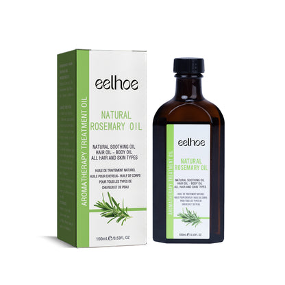 EELHOE Rosemary Hair Care Essential Oil Anti-Frizz Long-Lasting Smooth Fragrance Repair Perm Dyed Hair Care Oil