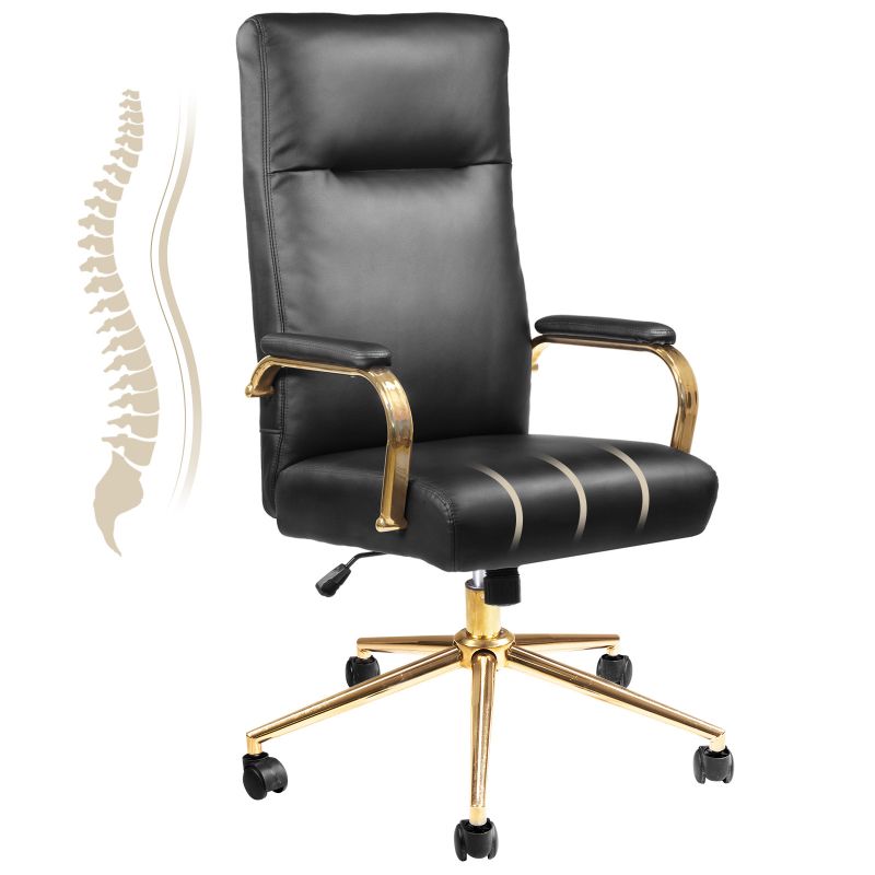 Modern Computer Desk Set Reclining Ergonomic Office Chair Apartment Stripes Home Office Furniture Executives Apartments Metal